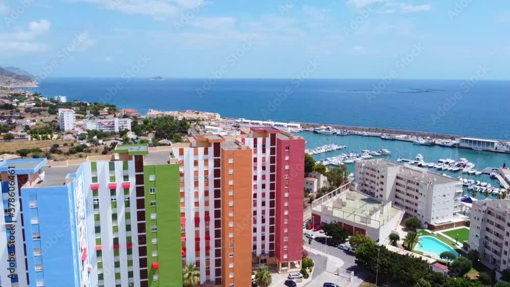 Aerial view of Villajoyosa Aerial view of Villajoyosa