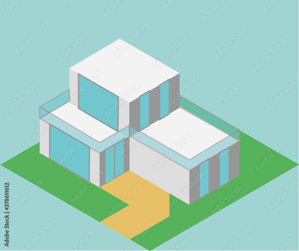 Little Isometric house Little Isometric house