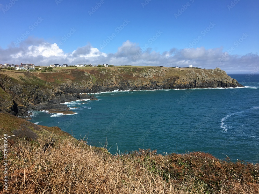 A view of the Cornwall coastline at Lizard Point