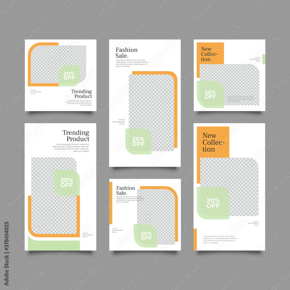 Trendy editable template for social network stories and posts, vector illustration. Design backgrounds for social media. Trendy editable template for social network stories and posts, vector illustration. Design backgrounds for social media.