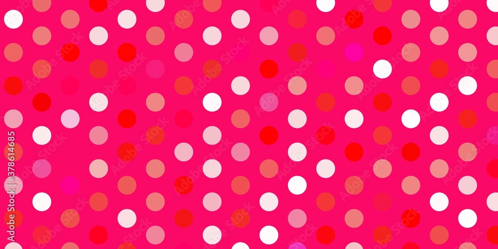 Light pink, red vector background with spots. Light pink, red vector background with spots.