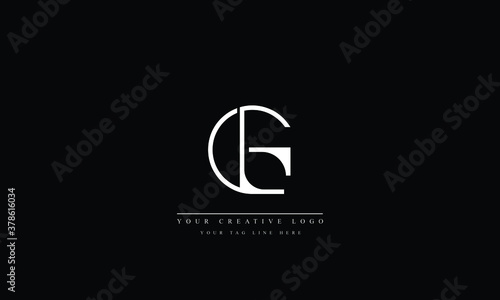 LG, GL, G, L Letter Logo Design with Creative Modern Trendy Typography