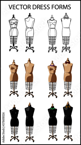 Vector Dress Forms