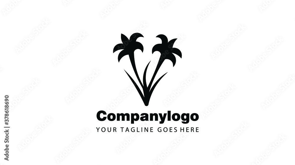 Flower logo design