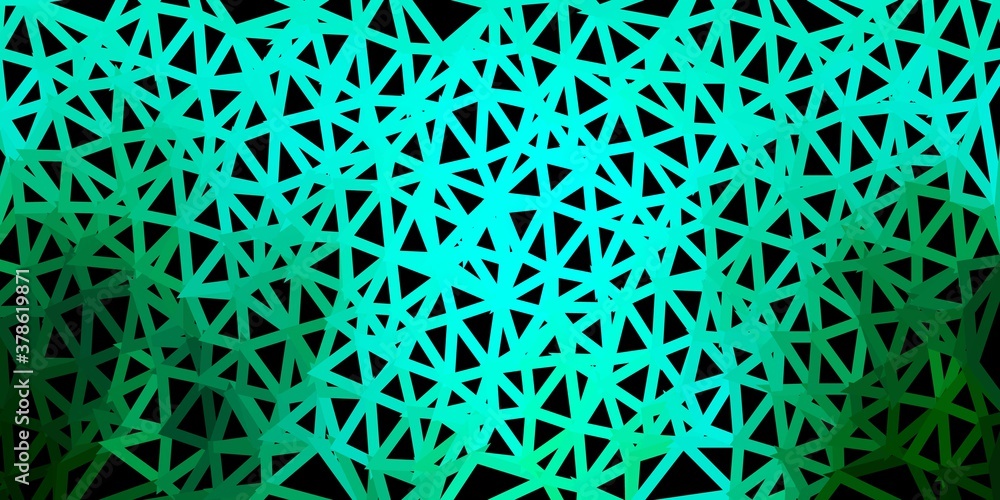 Light green vector poly triangle template. Light green vector poly triangle template.
