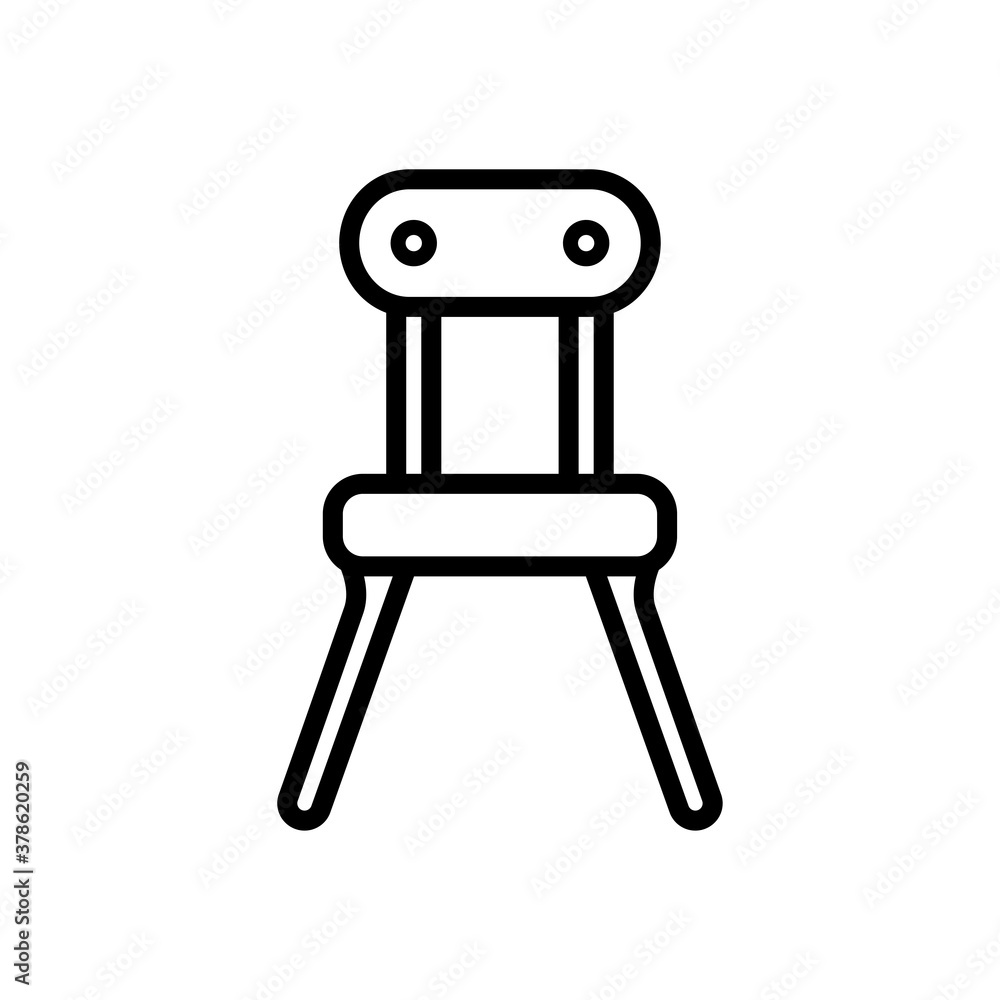 chair icon vector illustration design chair icon vector illustration design