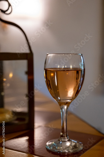 Tasting of local rose wine from Aix en Provence, Provence, France