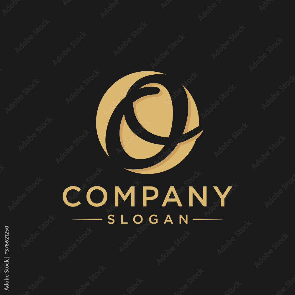 O Letter Luxury Logo Design Template Inspiration Stock Vector | Adobe Stock
