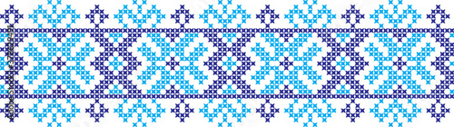 embroidered Ukrainian national pattern crossembroidered cross ukrainian slavic national pattern on transparent background
