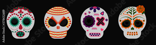 For cute sugar skulls for the Day of the Dead
