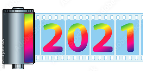 Cassette film 2021 illustration