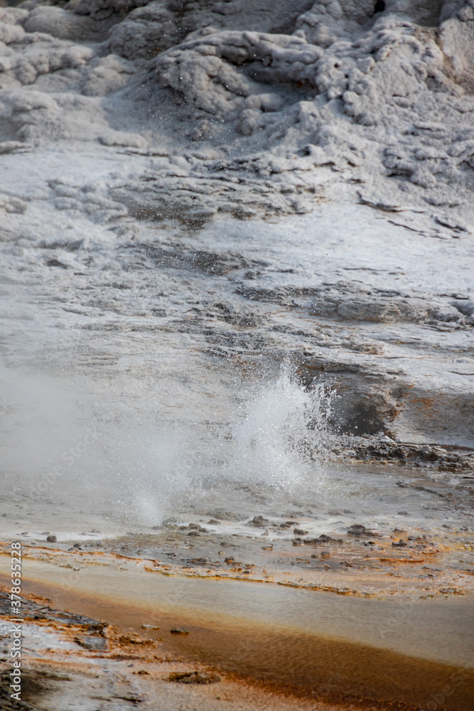 Thermal features at Yellowstone National Park
