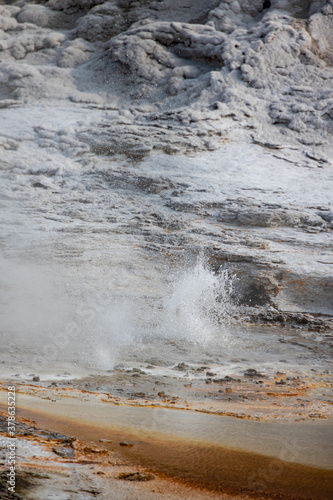 Thermal features at Yellowstone National Park 