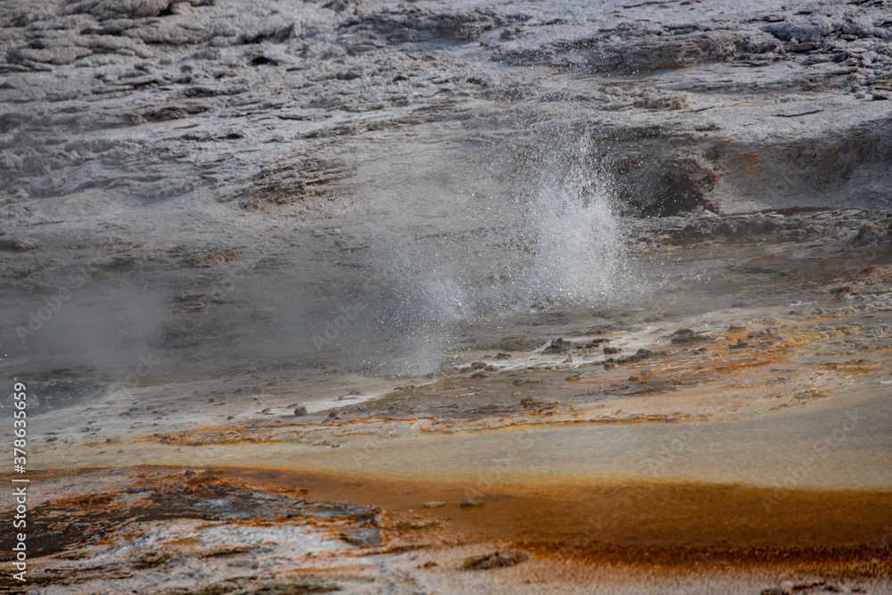 Thermal features at Yellowstone National Park
