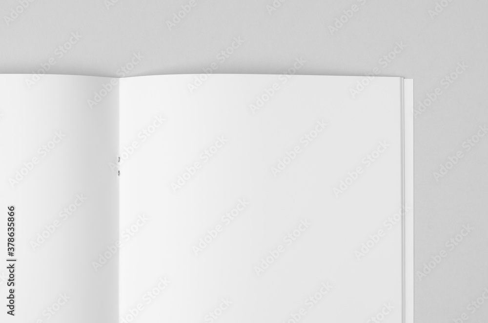 A4 portrait magazine, catalog mockup, saddle stitch. A4 portrait magazine, catalog mockup, saddle stitch.