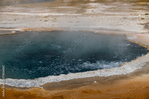Thermal features at Yellowstone National Park 