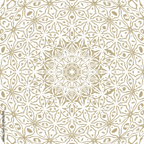 Oriental Seamless Vector Pattern - Repeating ornament for textile, wraping paper, fashion etc.