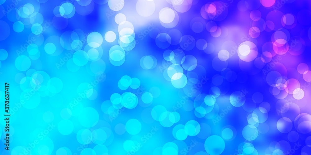 Light Pink, Blue vector backdrop with dots. Light Pink, Blue vector backdrop with dots.