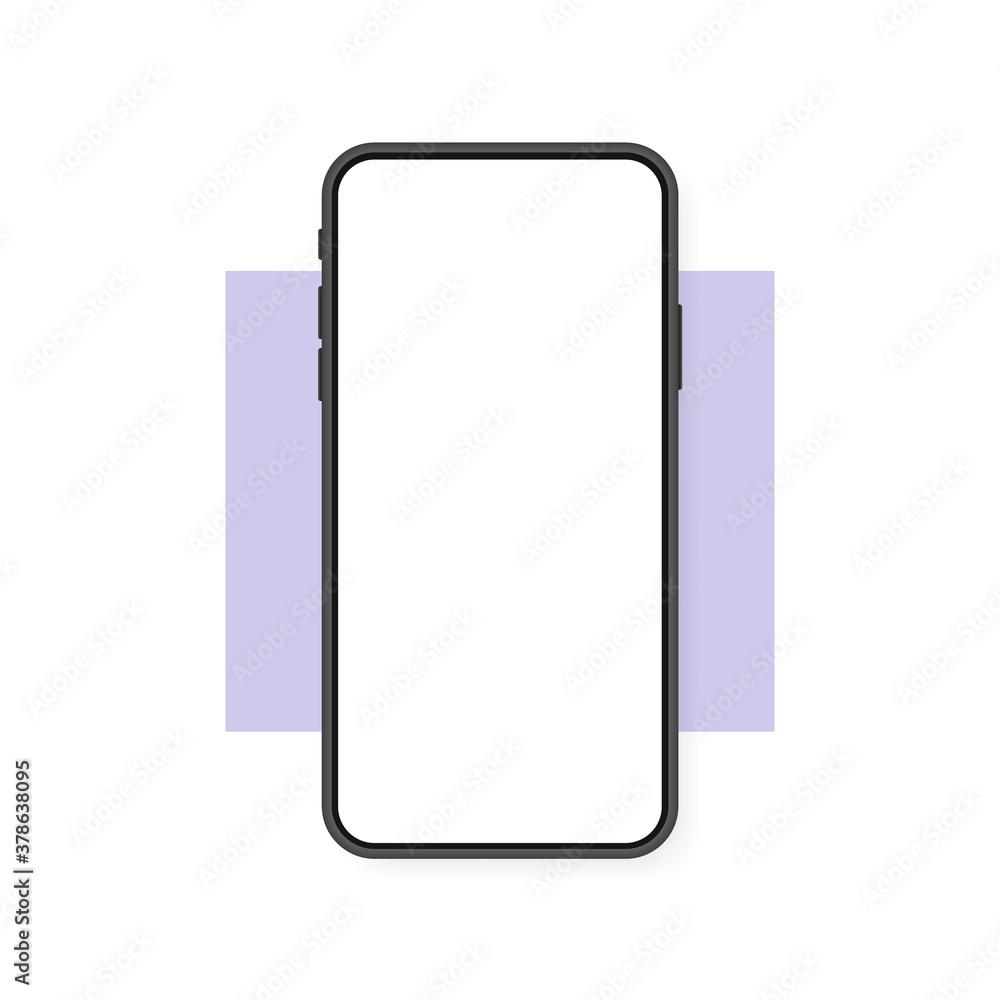 Smartphone blank screen, phone mockup with blank screen. Template for infographics or presentation UI design interface Smartphone blank screen, phone mockup with blank screen. Template for infographics or presentation UI design interface