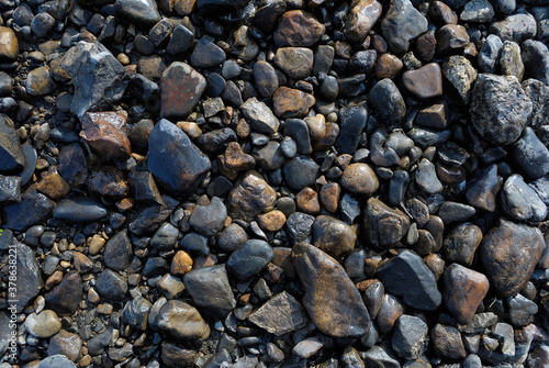 Photo texture of shore stones