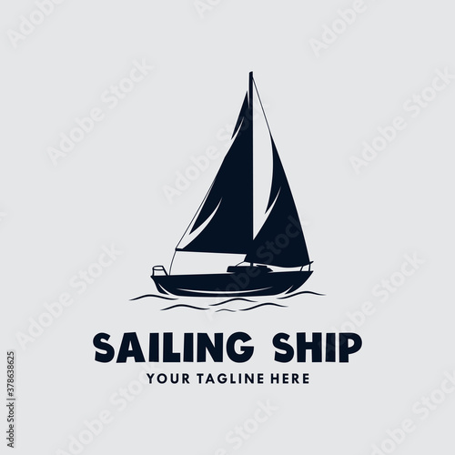Sailing Logo Icon Design Vector