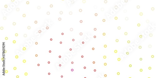 Light multicolor vector background with spots.