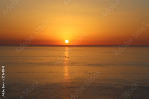 sunset on the sea © Marine