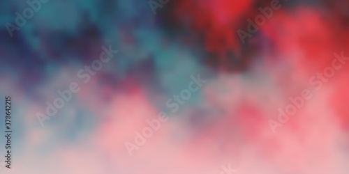 Dark Red vector template with sky, clouds. Gradient illustration with colorful sky, clouds. Colorful pattern for appdesign.