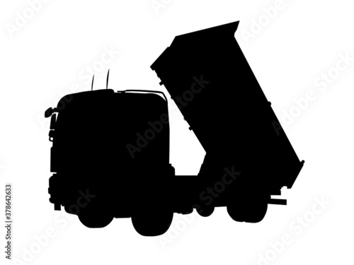 truck, tipper truck, big car, construction work