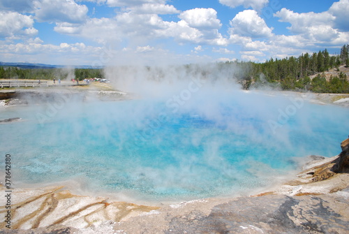 Yellowstone blue hot pool