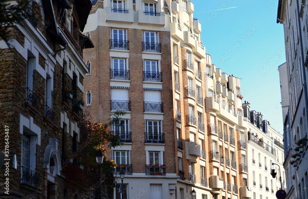 Paris, France - Montmartre Buildings