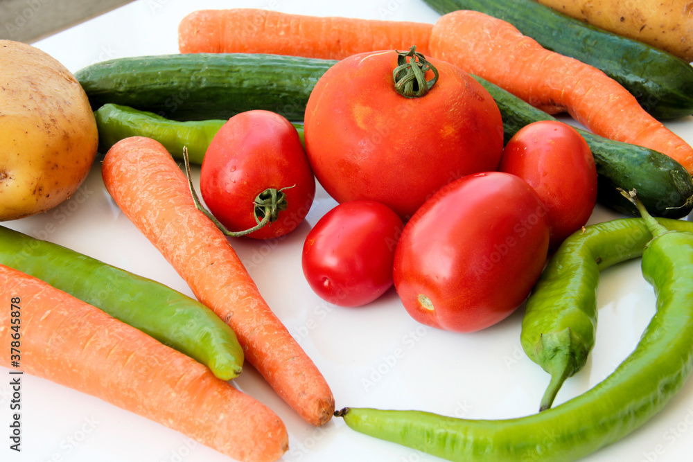 fresh and organic vitamin vegetables
