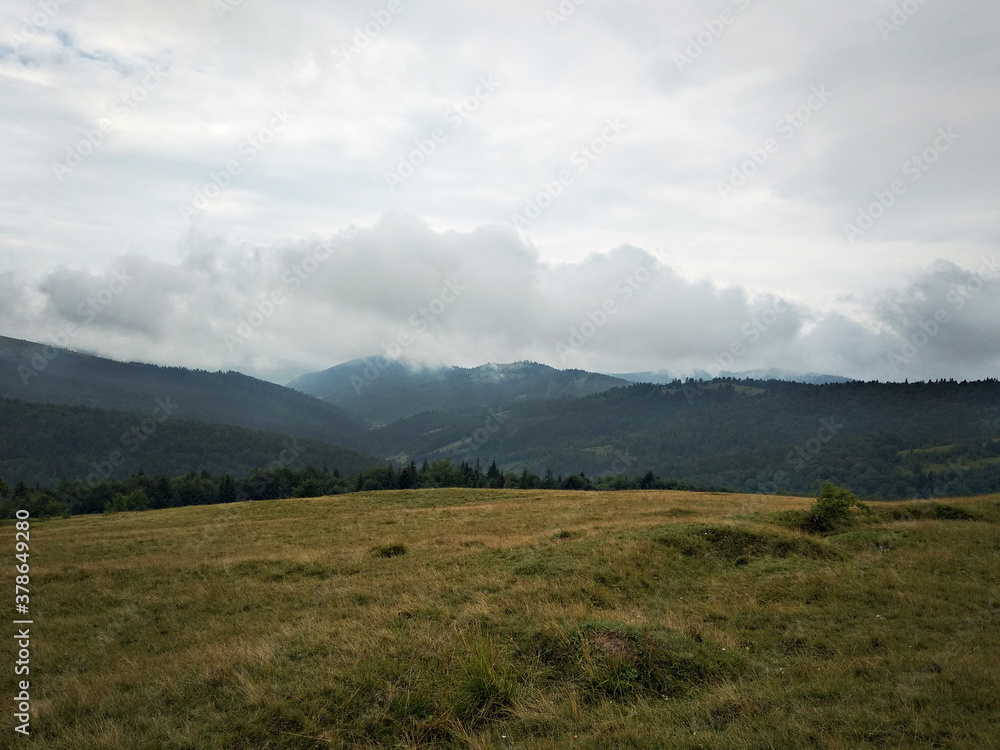 autumn landscape in the mountains