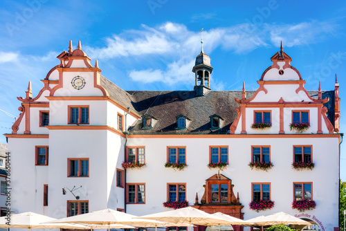 Darmstadt, close up of the old town hall on the market square (Marktplatz)