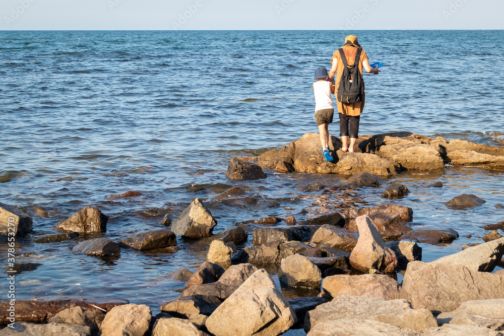 The Scenic Amaharashi Coast in Toyama, Japan The Scenic Amaharashi Coast in Toyama, Japan