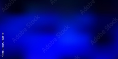 Dark blue, green vector abstract blur pattern.