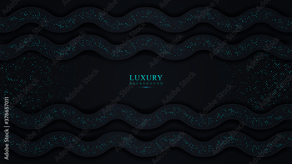 Abstract dark blue luxury background. Beautiful glitter light with futuristic glitter dots. Luxury and modern paper cover background for use banner. Abstract dark blue luxury background. Beautiful glitter light with futuristic glitter dots. Luxury and modern paper cover background for use banner.