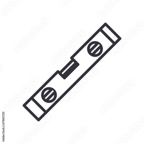 construction level line style icon vector design