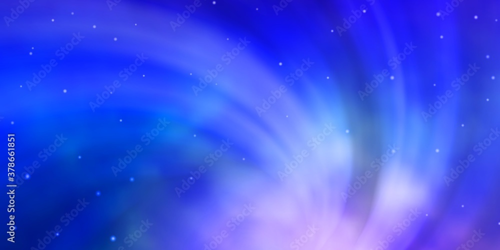 Light Blue, Red vector texture with beautiful stars. Colorful illustration with abstract gradient stars. Pattern for wrapping gifts.