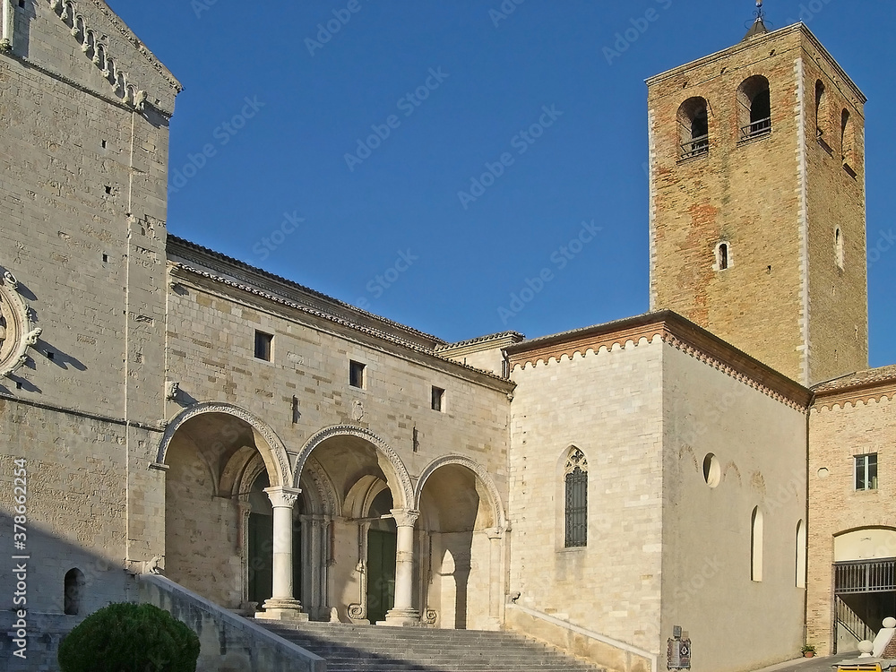 Italy, Marche, Osimo, Osimo Cathedral  (Church of San Leopardo).
