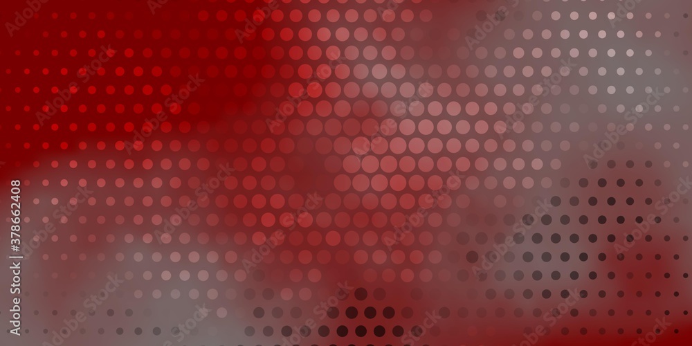 Light Red vector backdrop with dots. Modern abstract illustration with colorful circle shapes. Pattern for business ads. Light Red vector backdrop with dots. Modern abstract illustration with colorful circle shapes. Pattern for business ads.