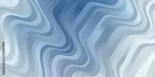 Light BLUE vector backdrop with circular arc. Colorful illustration in circular style with lines. Best design for your posters, banners.