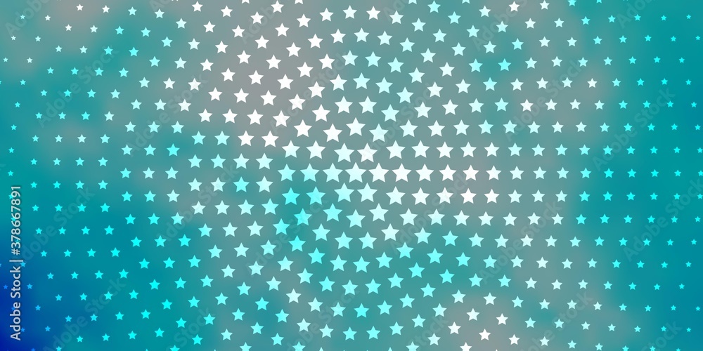 Light BLUE vector texture with beautiful stars. Blur decorative design in simple style with stars. Pattern for websites, landing pages.