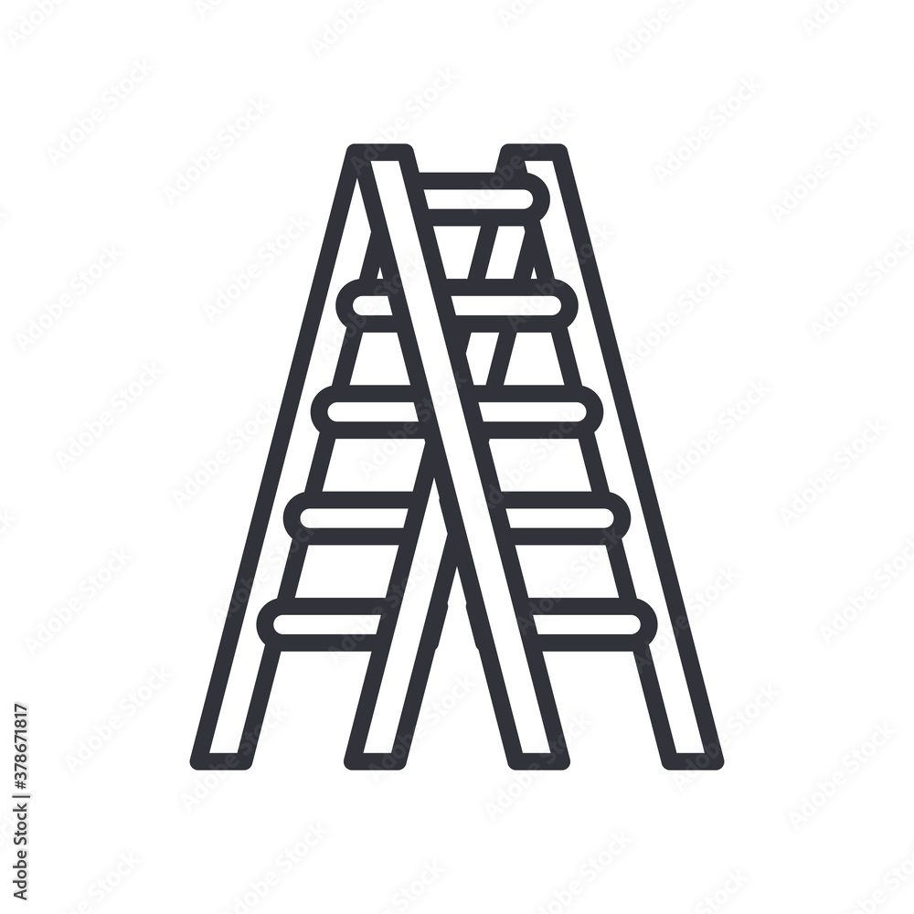 construction barrier line style icon vector design construction barrier line style icon vector design