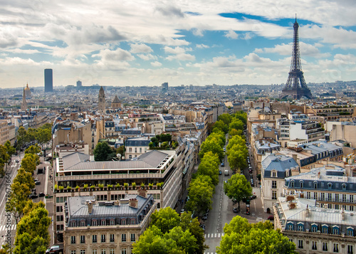 Eiffel Tower from Arc de Triomphe