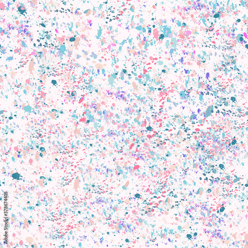 Abstract vector colorful pattern from inks spots
