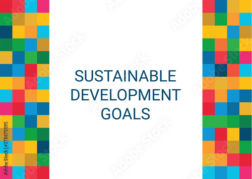 Sustainable Development Goals. Illustration EPS