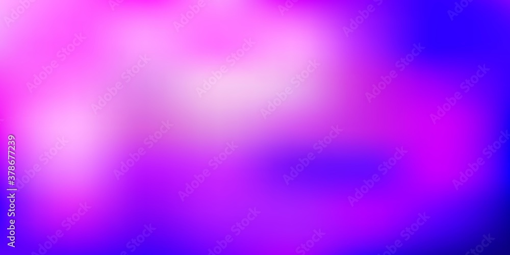 Obraz premium Light purple vector abstract blur texture.