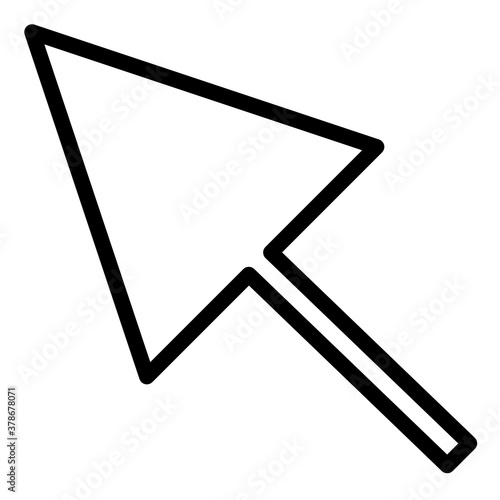 desktop outline style icon. suitable for your creative project.