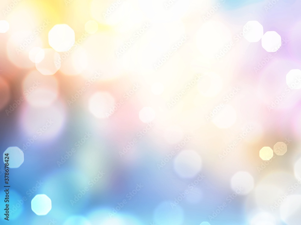 Plakat abstract background with bokeh
